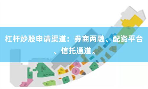 杠杆炒股申请渠道：券商两融、配资平台、信托通道。